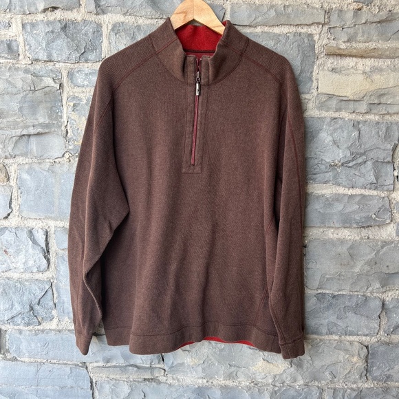 Tommy Bahamas 1/2 Zip Sweater - Picture 1 of 6